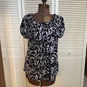 Style & Co. Top Women's XL Pleated Neckline